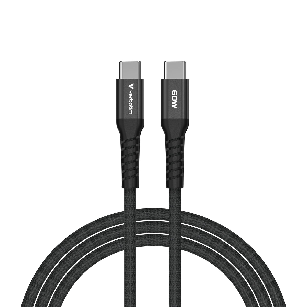 Verbatim Sync&Charge 60W 120Cm Usb-C/Usb-C Magnetic Schw. 31859