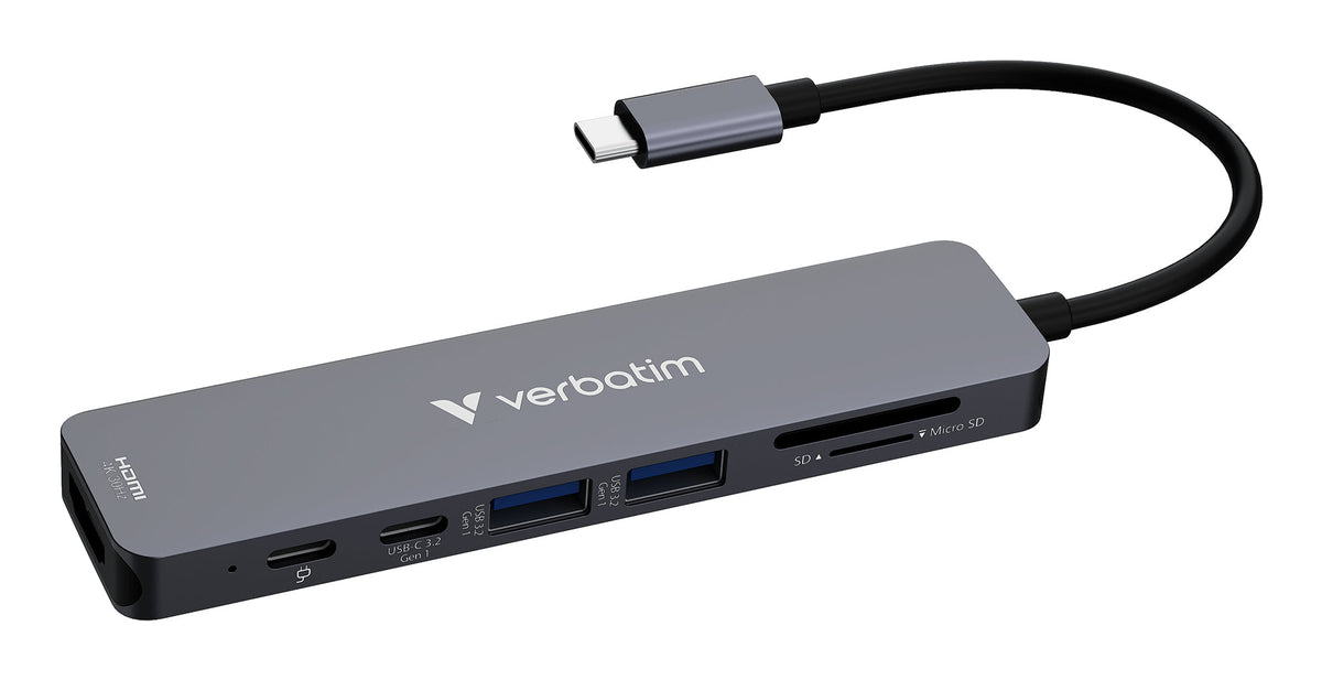 Verbatim Usb-C Essentials Multi- Port Hub 7 Port            32158