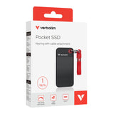 Verbatim Pocket Ssd Usb 3.2  1Tb Black/Red                  32192