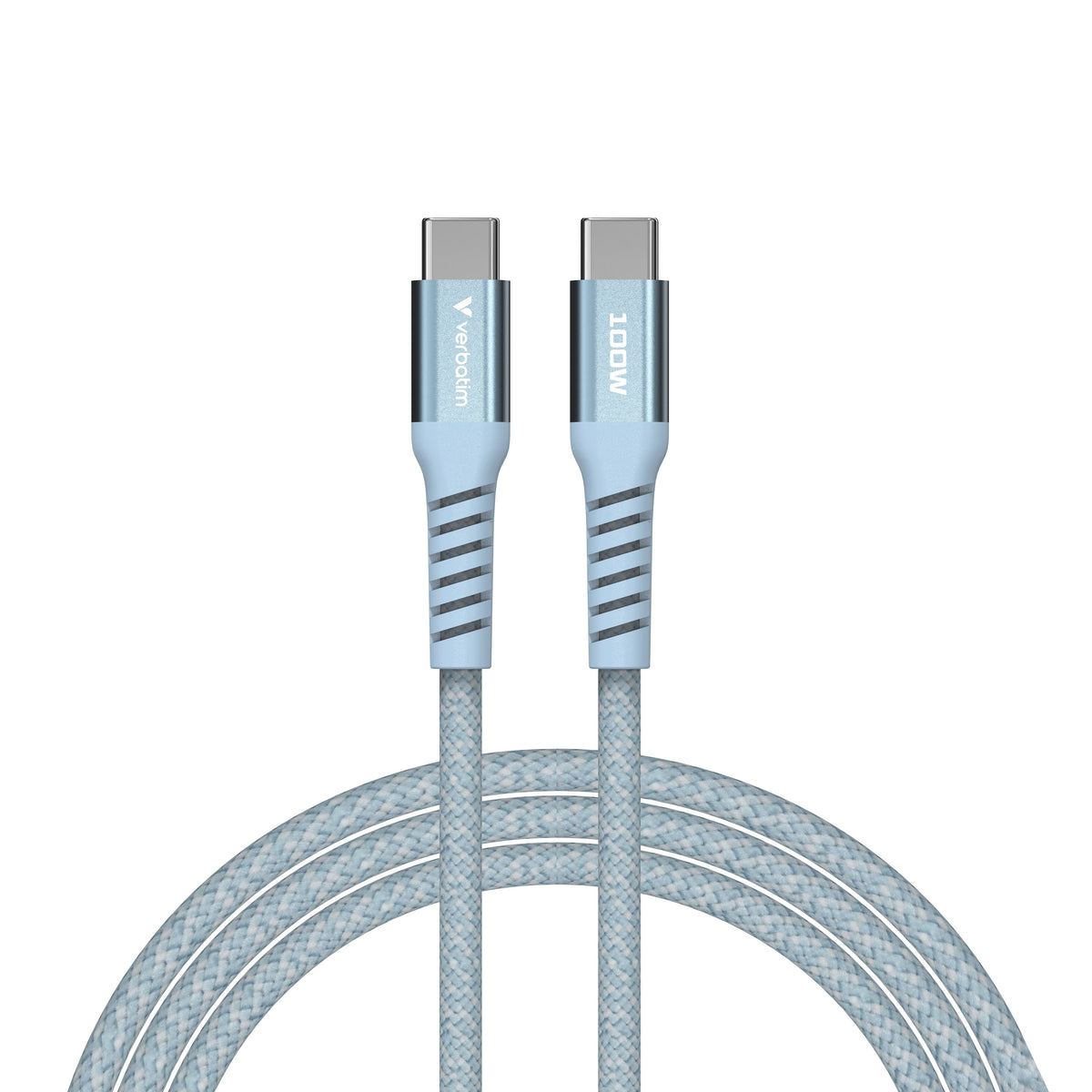 Verbatim Sync&Charge 100W 120Cm Usb-C/Usb-C Magnetic Blau  31856