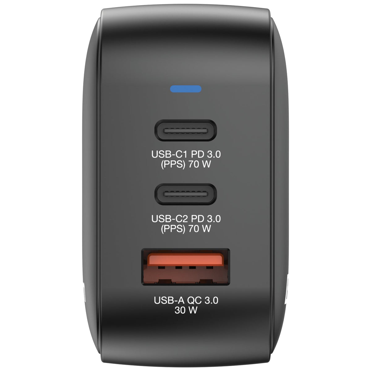 Verbatim Mini Gan Charger 70W 2Xusb-C Pd, 1Xusb-A Qc 3.0 32229