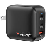 Verbatim Mini Gan Charger 100W 3Port Us/Eu/Uk Adp         32230