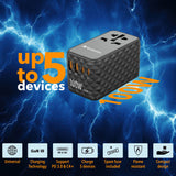 Verbatim Gan Iii Uni.travel Adap 100W Welt-Zu-Welt Uta-06   32121