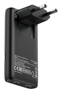Verbatim Fold N Go Gan Charger 65W 2Xusb C Schw.klappb.st.32354