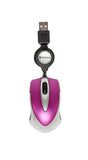Verbatim Go Mini Optical Travel Mouse Hot Pink      49021