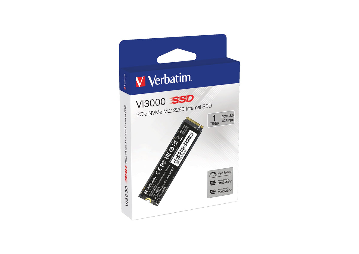 Verbatim Vi3000 M.2 Ssd      1Tb Pcie Nvme                  49375