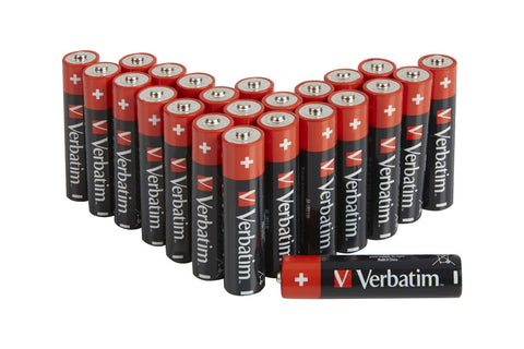 1X24 Verbatim Alkaline Battery Mignon Aa Lr6              49505