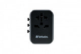 Verbatim Uni.travel Adapt.uta-03 Usb-C 30W 2Xusb-C 2Xusb-A  49545