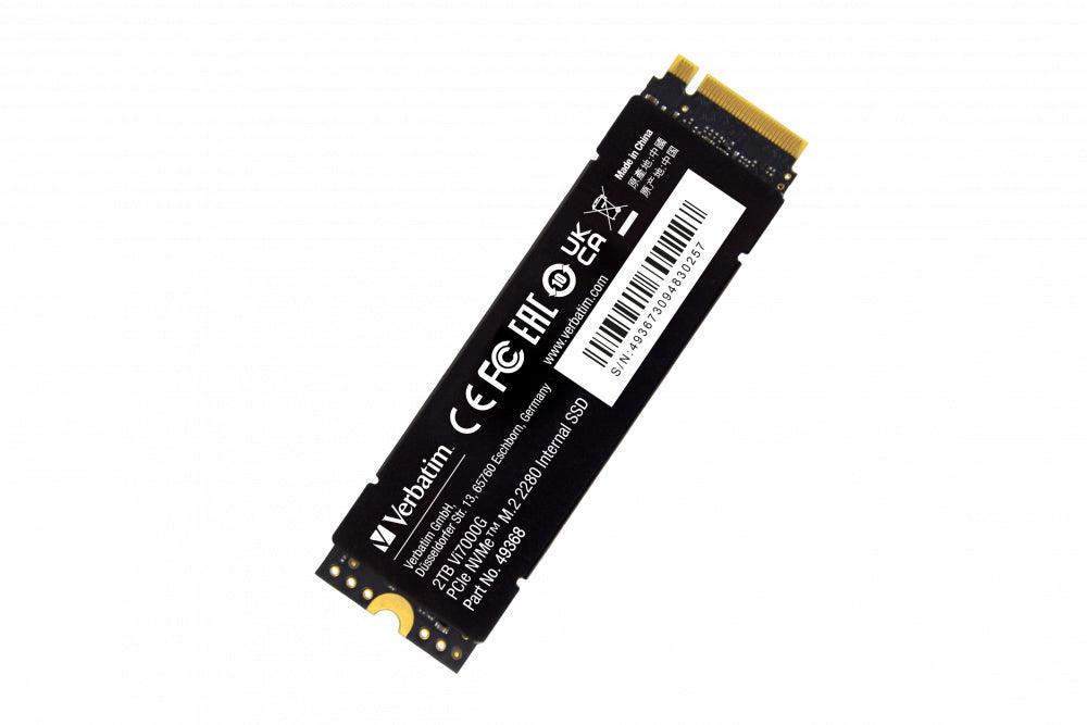 Verbatim Vi7000G M.2 Ssd     2Tb Pcie Nvme                  49368
