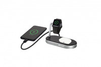 Verbatim Wcs-02 Aluminium 3-In-1 Qi Mfi Wifi+Apple Watch Charger