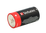 1X2 Verbatim Alkaline Battery Baby C Lr 14               49922