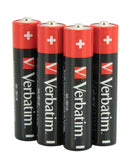 1X4 Verbatim Alkaline Battery Micro Aaa Lr 03