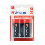 1X2 Verbatim Alkaline Battery Mono D Lr 20               49923