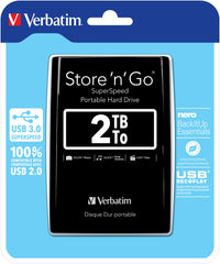 Verbatim Store N Go 2,5      2Tb Usb 3.0 Black              53177
