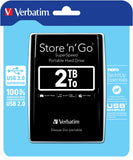 Verbatim Store N Go 2,5      2Tb Usb 3.0 Black              53177