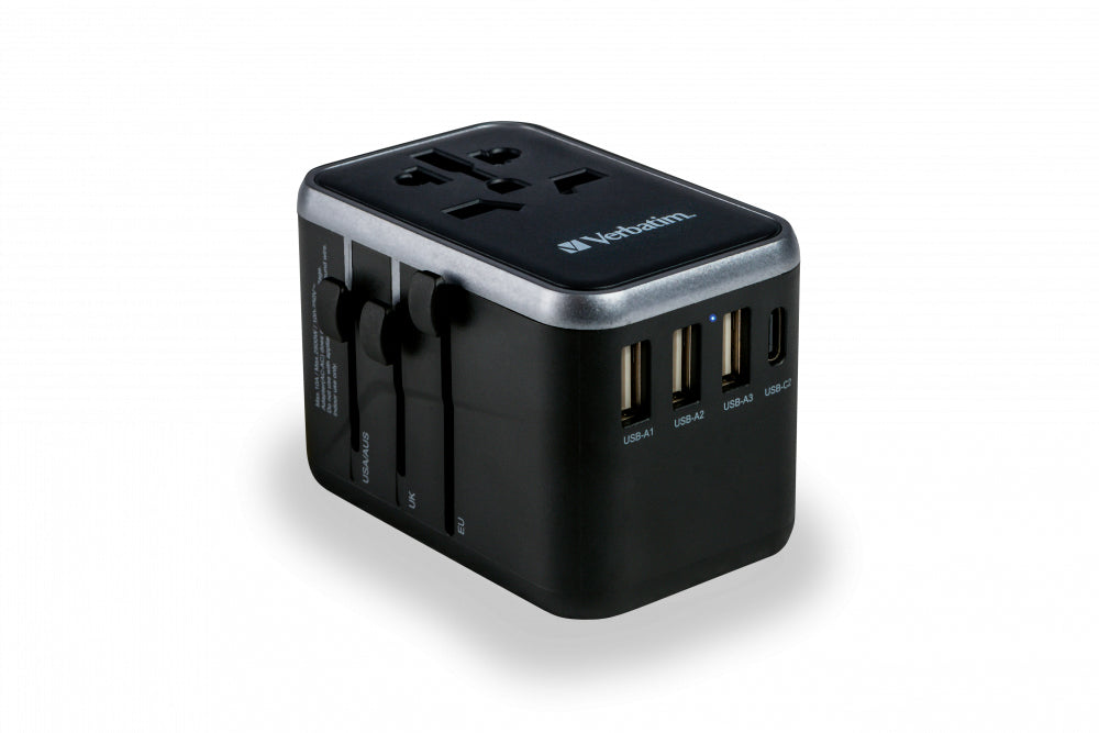 Verbatim Uni.travel Adapt.uta-04 Usb-C 61W 2Xusb-C 3Xusb-A  49546