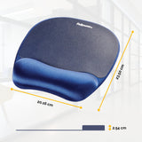 Fellowes Memory Foam Mousepad Wrist Support Saph.