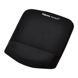 Fellowes Plushtouch Mousepad Wrist Support Black