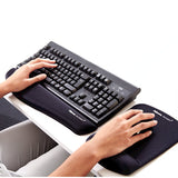 Fellowes Plushtouch Mousepad Wrist Support Black