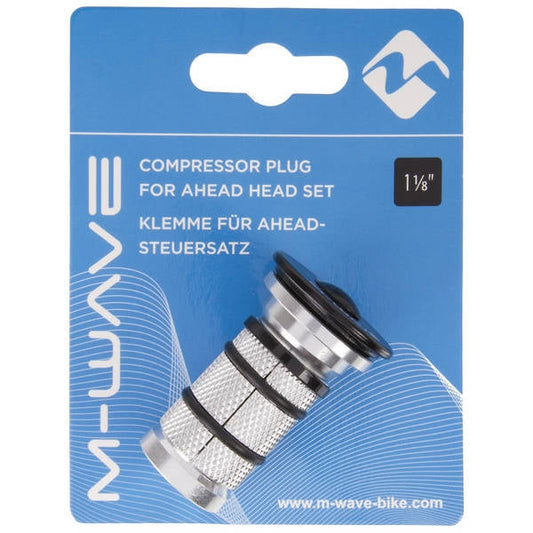 Balhoofdplugklauw M-Wave 1-1/8" Carbon Voorvork - Zwart