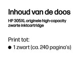 Hp 3Ym62A 240P  Orig.zw. 305Xl