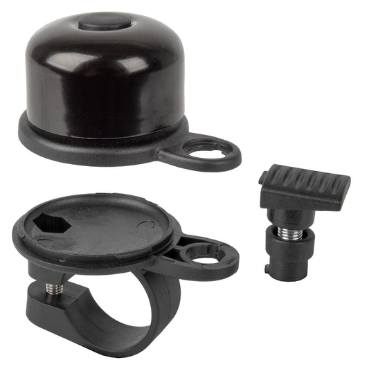 Airbell Fietsbel Met Airtag Houder Ø31.8Mm - Zwart