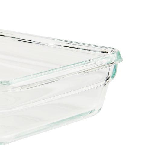 Emsa Clip&Close Glass Food Container 1,3 L  Red