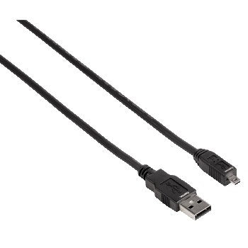 Hama Usb 2.0 Cable B8 Pin Usb A - Mini Usb B Black 1,8 M
