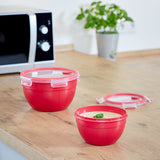 Emsa Clip&Micro Microwave Box 2,6 L Round