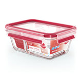 Emsa Clip&Close Glass Food Container 800 Ml Red