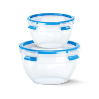 Emsa Clip&Close Food Storage Box    2-Pcs Round