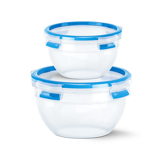 Emsa Clip&Close Food Storage Box    2-Pcs Round
