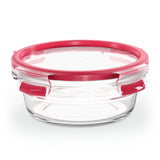 Emsa Clip&Close Glass Food Container 600 Ml  Red