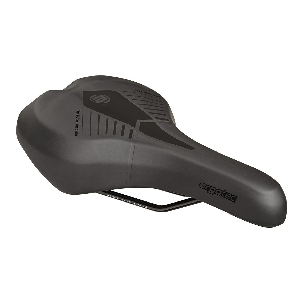Fietszadel Ergotec Active S 275 X 158 Mm Strong - Zwart