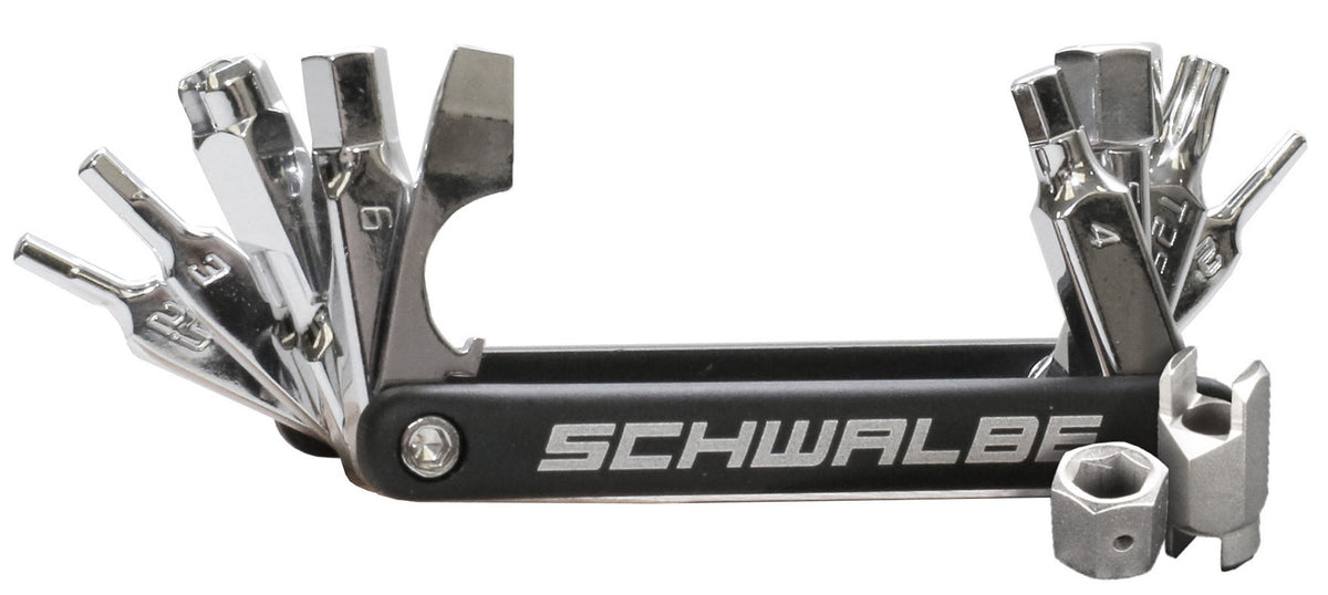 Schwalbe Multitool Versie 2.0 Inclusief Ventielhulpstukken