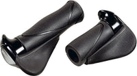 Handvatpaar Ergotec Mf1 Large Kraton / Aluminium 130+130 Mm - Zwart