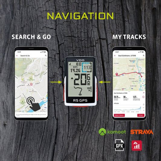 Fietscomputer Vdo R5 Gps