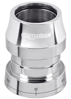 Balhoofdset Ergotec A118Ac-Es Ahead Met 65° Stuurblokkade 1 1/8" Zonder Draad  - Zwart