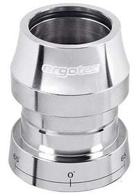 Balhoofdset Ergotec A118Ac-Es Ahead Met 65° Stuurblokkade 1 1/8" Zonder Draad  - Zwart