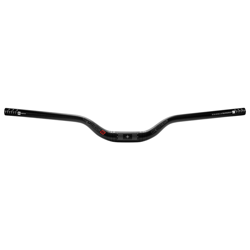Stuur Ergotec Riser Bar Ø35,0X780 - Zwart
