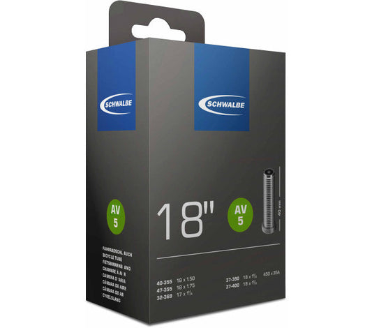 Binnenband Schwalbe Av5 18" / 32/47-355/400 - 40Mm Ventiel