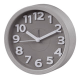 Hama Alarm Clock Retro, Round Taupe, Silent             186324