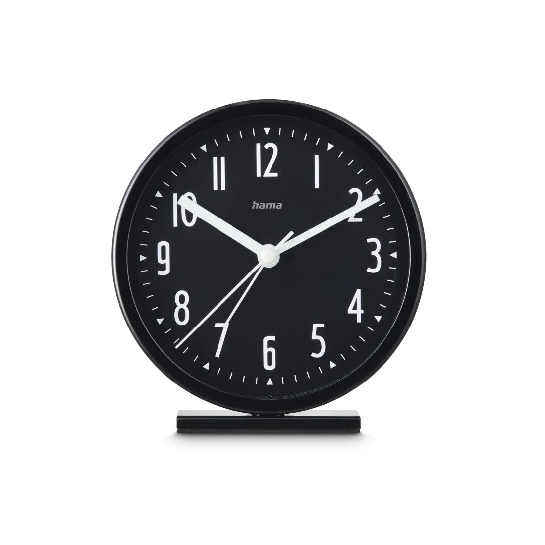 Hama Alarm Clock Skye W/O Ticking, Black        222211