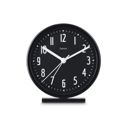 Hama Alarm Clock Skye W/O Ticking, Black        222211