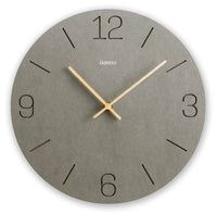 Hama Wall Clock Kreta Grey 30Cm Engraved Digits         185881