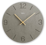 Hama Wall Clock Kreta Grey 30Cm Engraved Digits         185881