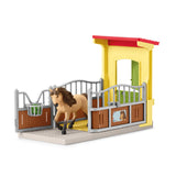 Schleich Farm World     Pony Box With Iceland Pony Stallion 42609