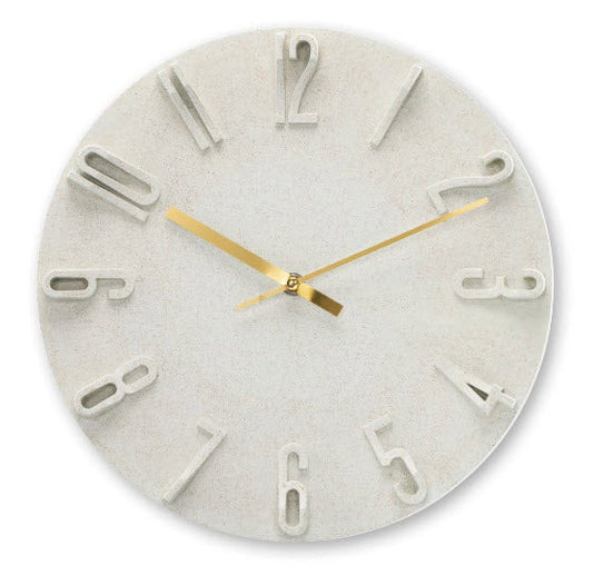 Hama Wall Clock Korfu Beige 30Cm 3D Digits                 185880