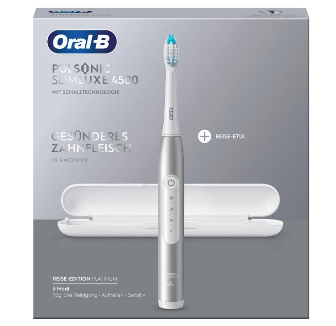 Oral-B Pulsonic Slim Luxe 4500 Platinum Travel Edition