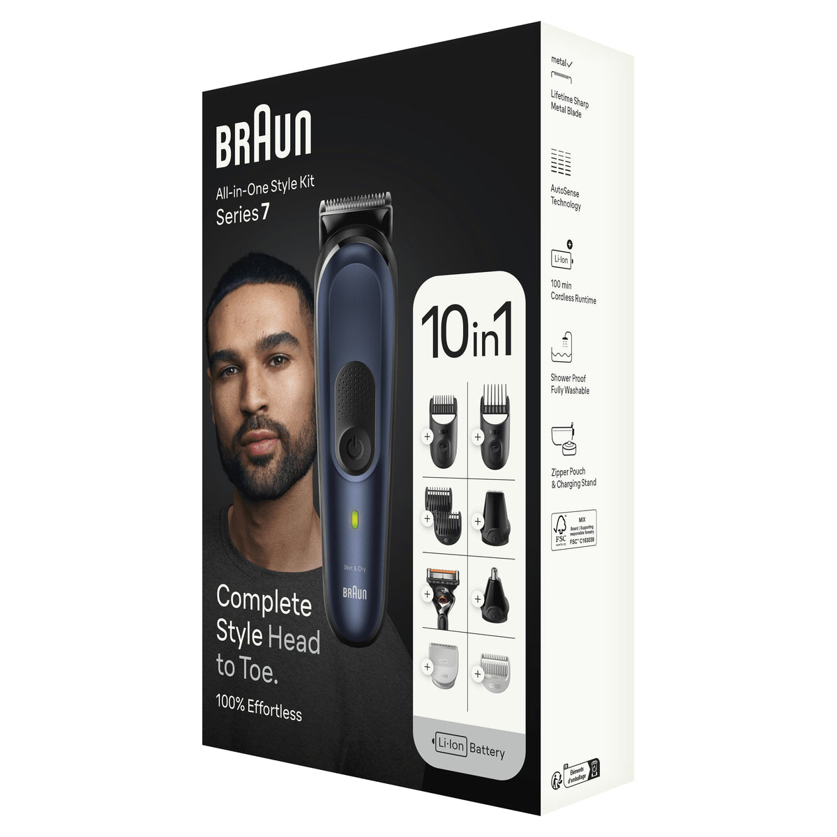 Braun Mgk 7410 All-In-One Style Multigroomingkit